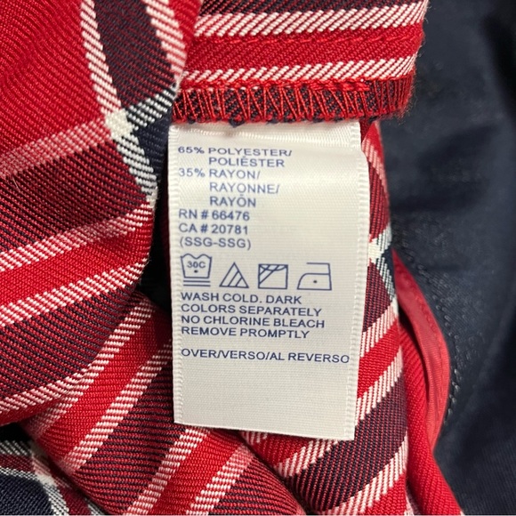 Vintage TOMMY HILFIGER Plaid Wide Leg Trouser Pants - Picture 6 of 8